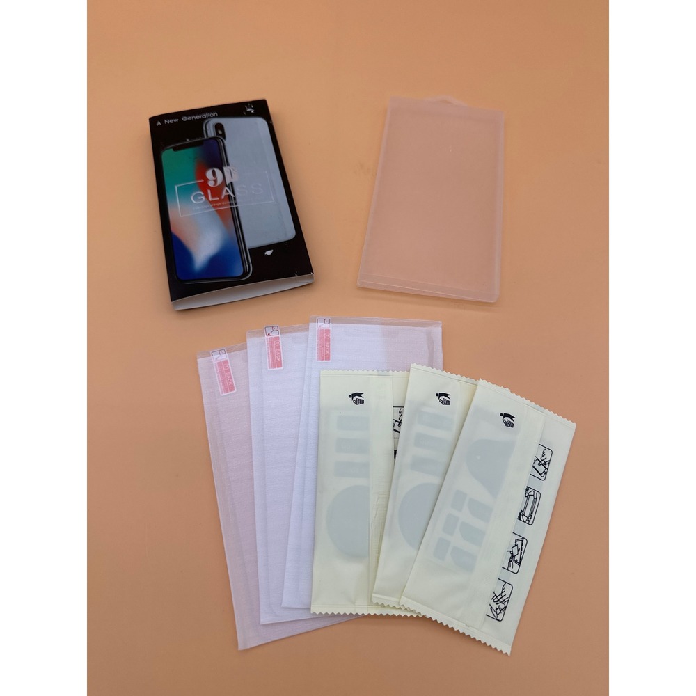 iPhone 12 Pro Max 9D Tempered Glass Screen Protector Kit High Density Impact